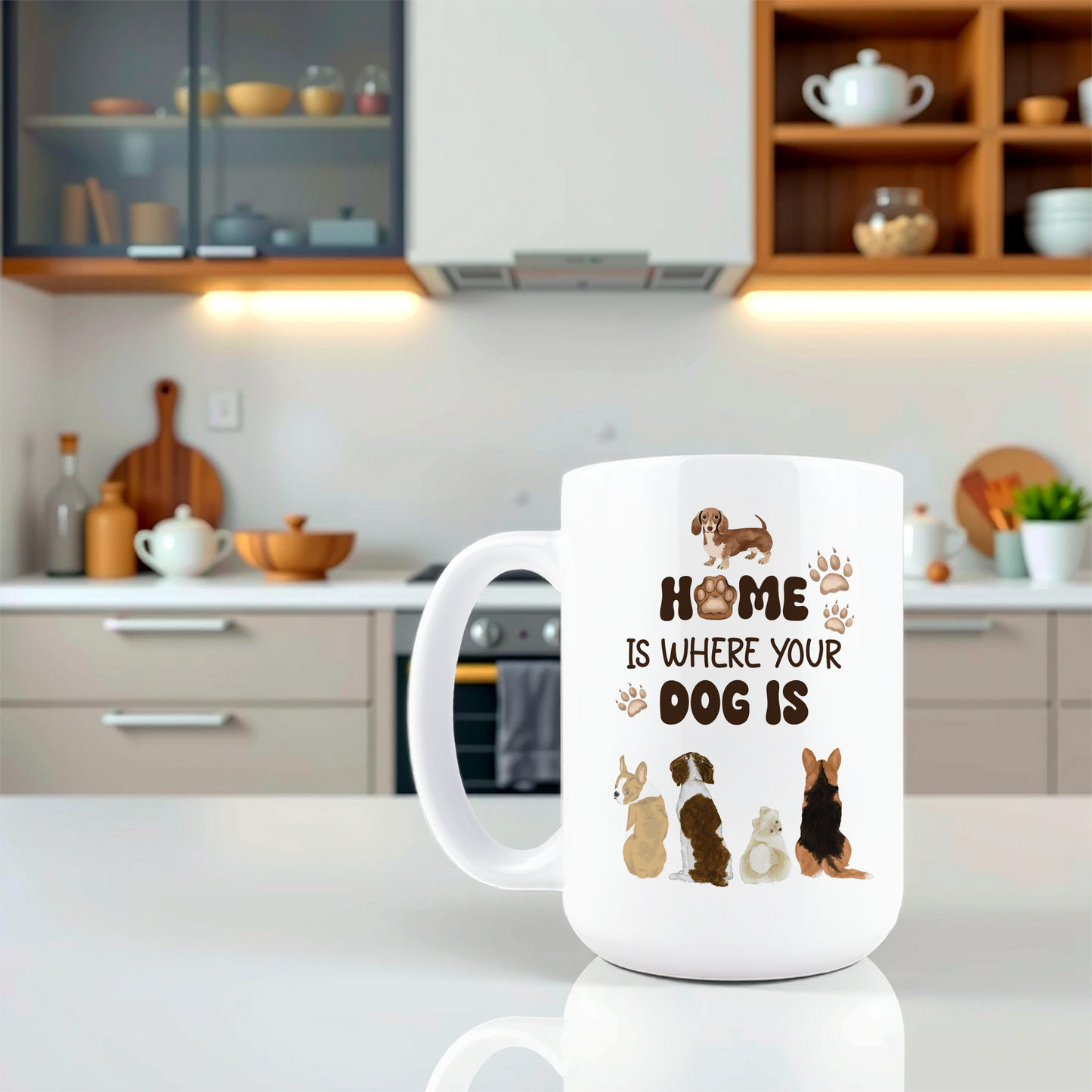 Home Is Where Your Dog Is Coffee Mug