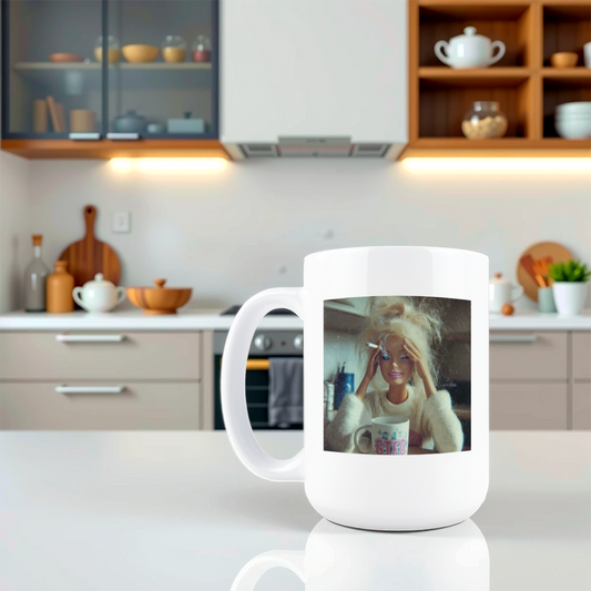 Funny Doll Face Mug