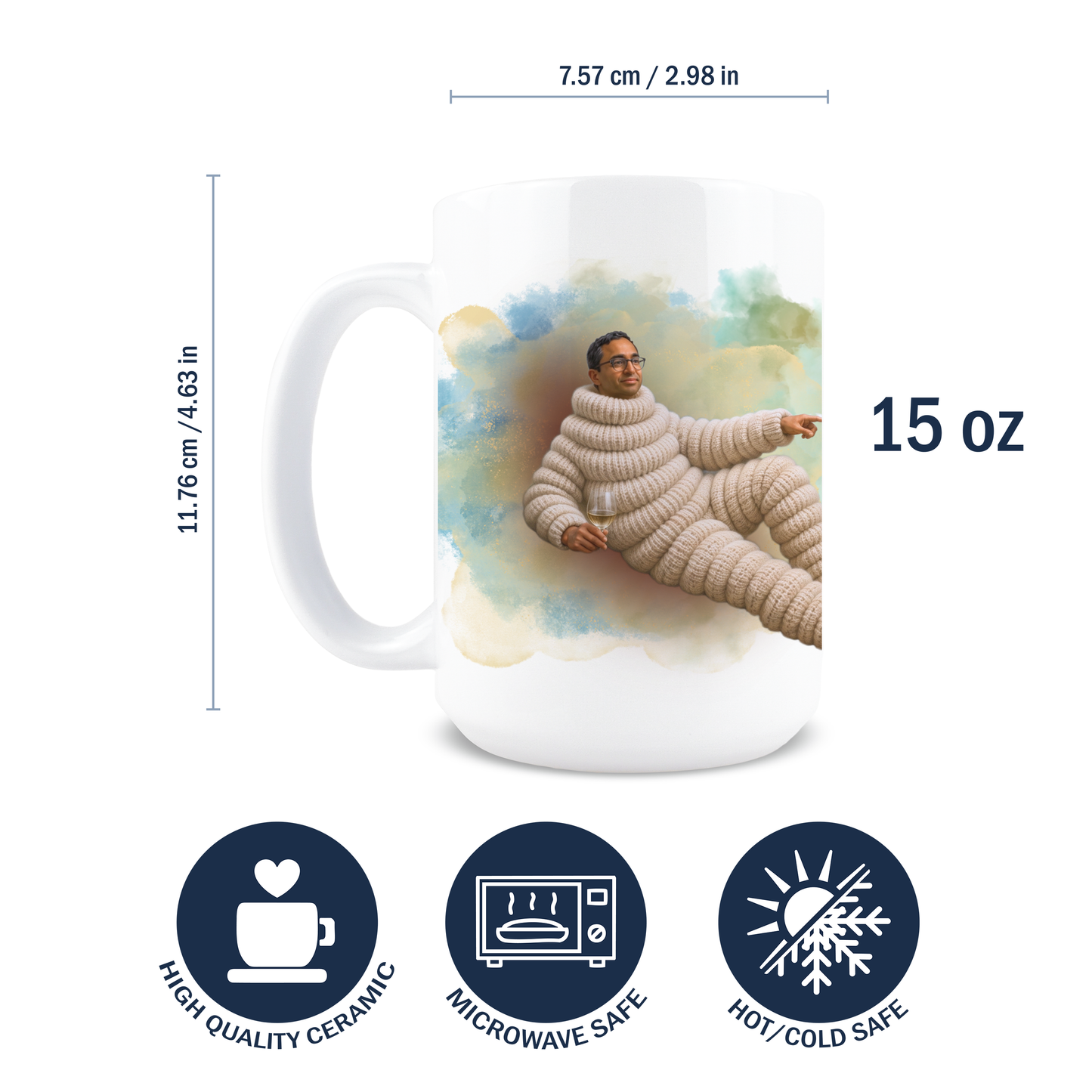 Chamath Creation of Adam Coffee Mug