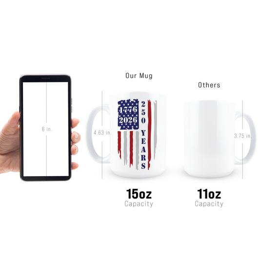 Flag 250 Years Coffee Mug