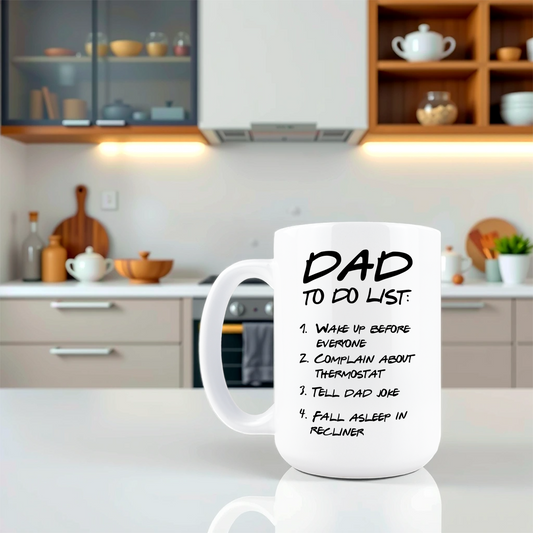 Dad Todo List Coffee Mug