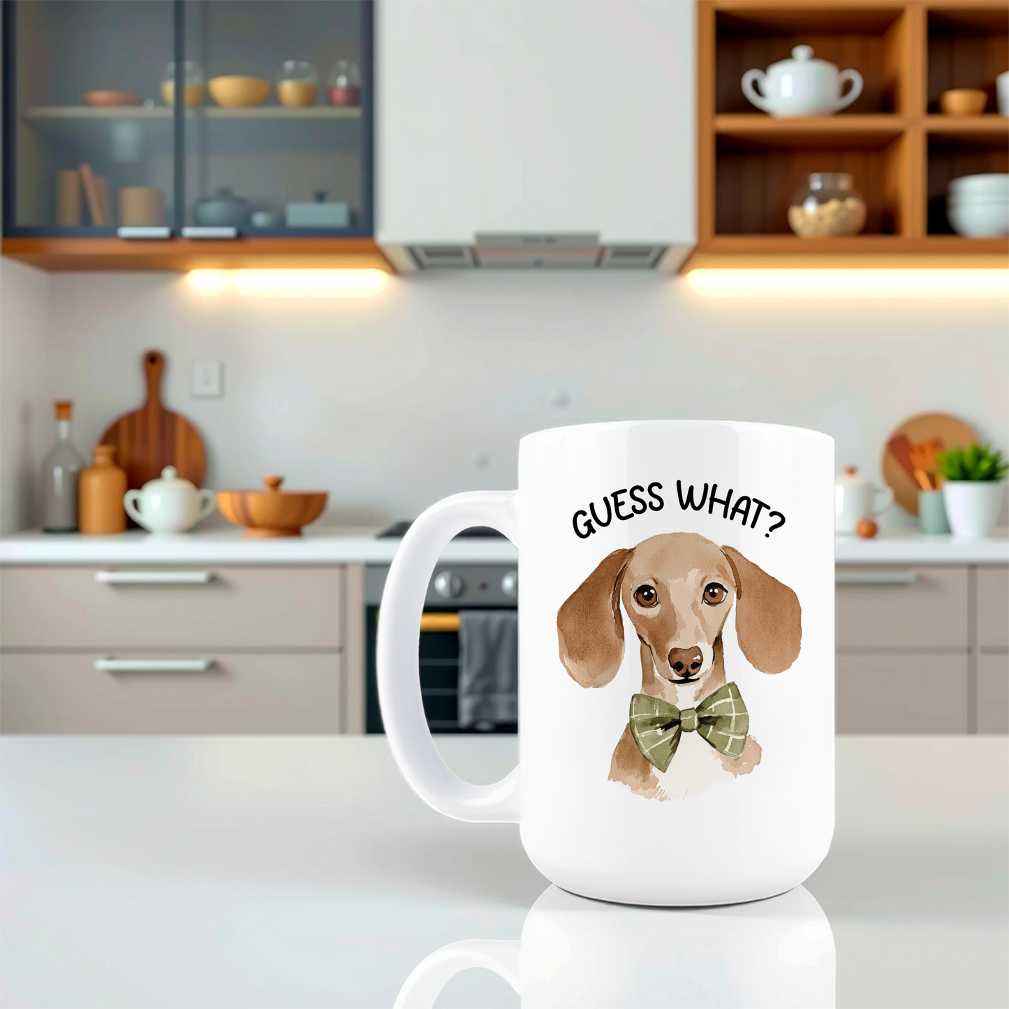 Guess What Dachshund Butt Coffee Mug