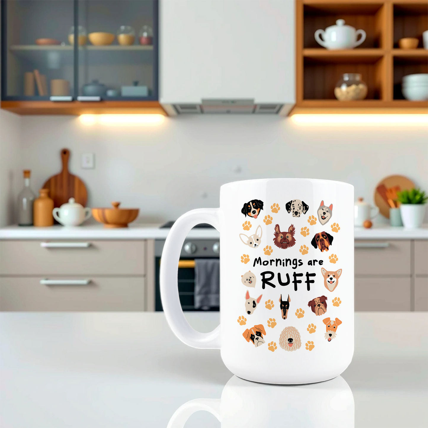 Mornings are Ruff Coffee Mug