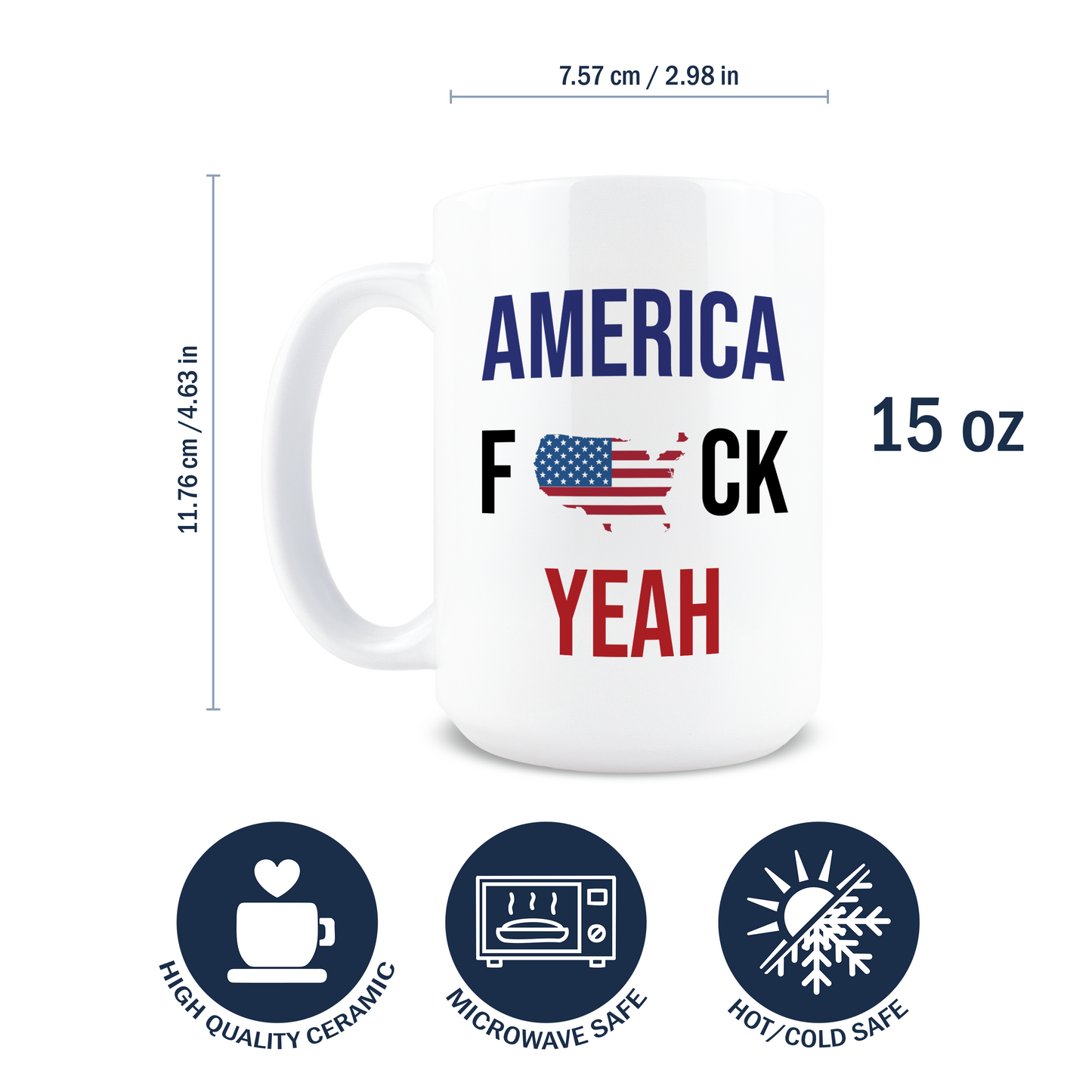 America Fuck Yeah Coffee Mug