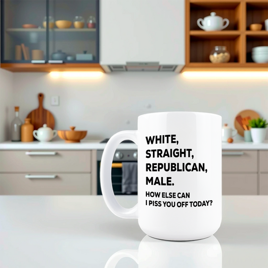 White Straight Republican Male Coffee Mug