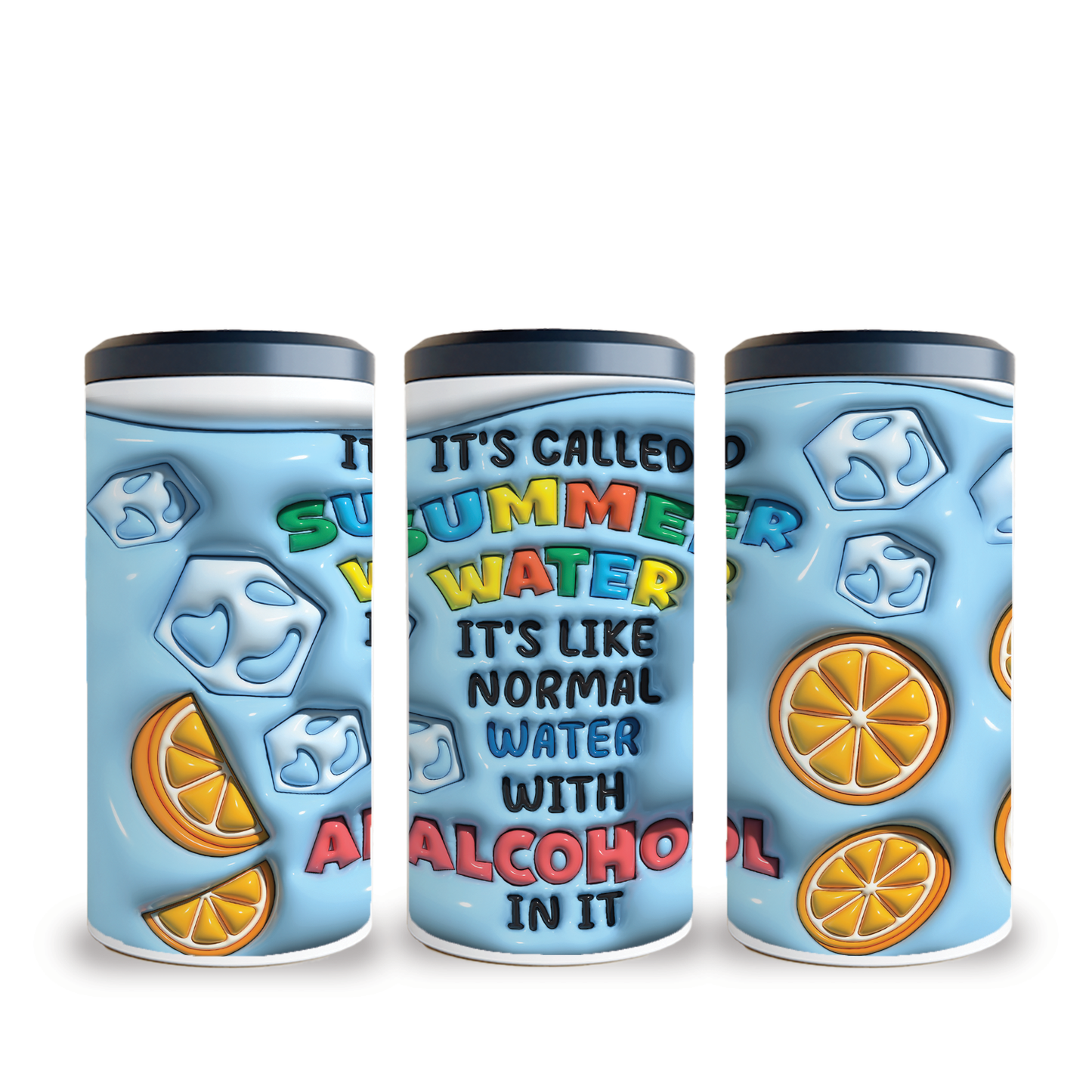 4 in 1 Can Cooler - Summer Water