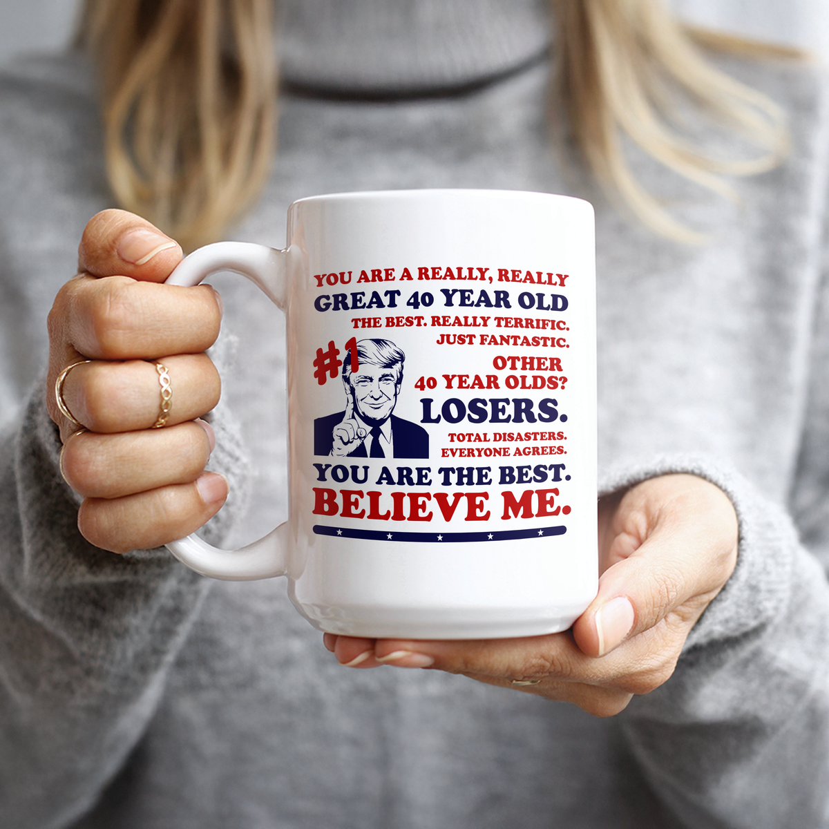 Cadeaux d'anniversaire : Mug Trump