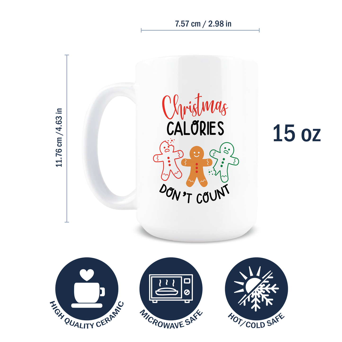Christmas Calories Don't Count Coffee Mug