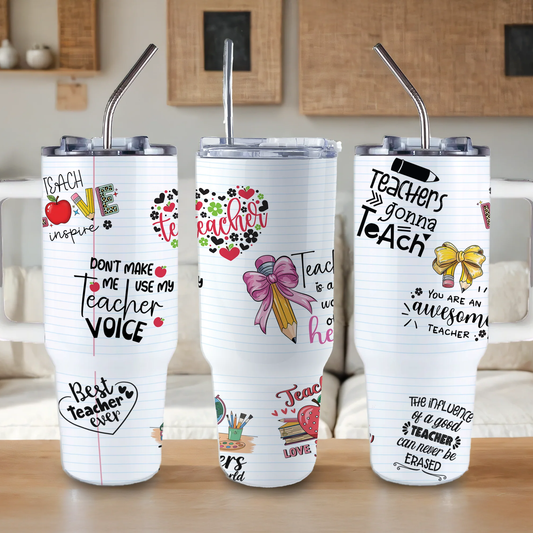 40oz Big Swig - Teacher Sayings