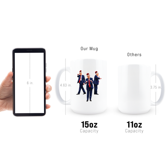 Santa Trump Dance Coffee Mug