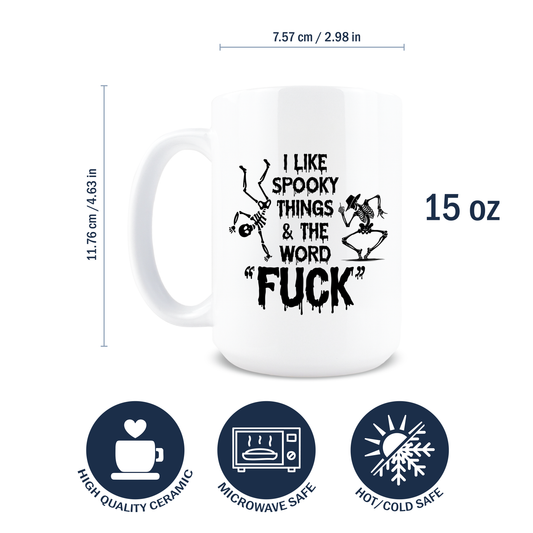 Spooky Things and The F Word Mug