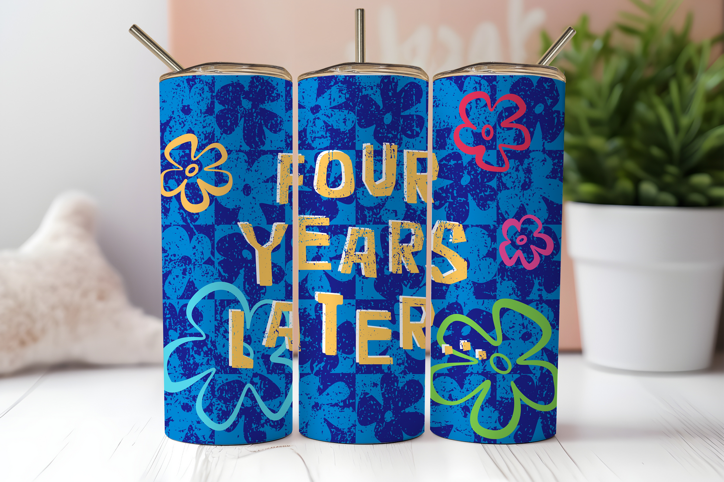 20oz Graduation Tumbler - Four Years Later