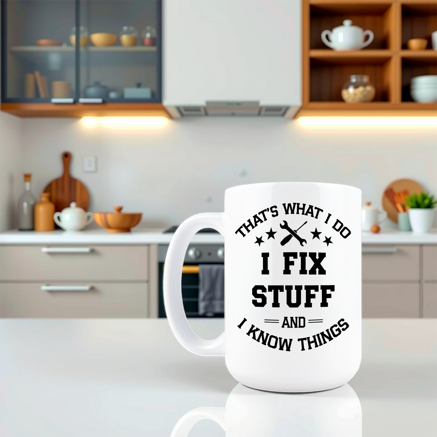 I Fix Stuff and Know Things Coffee Mug