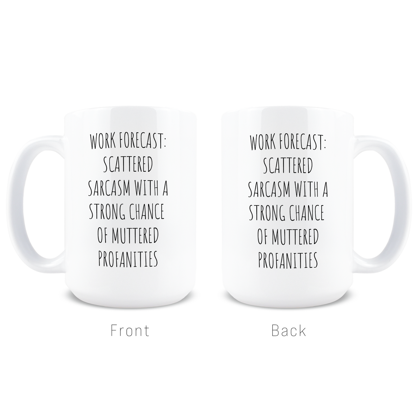 Work Forecast Coffee Mug