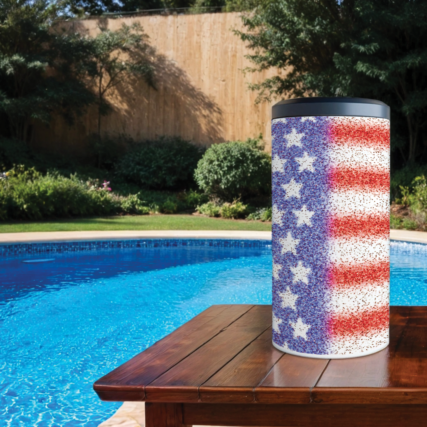 4 in 1 Can Cooler - American Flag