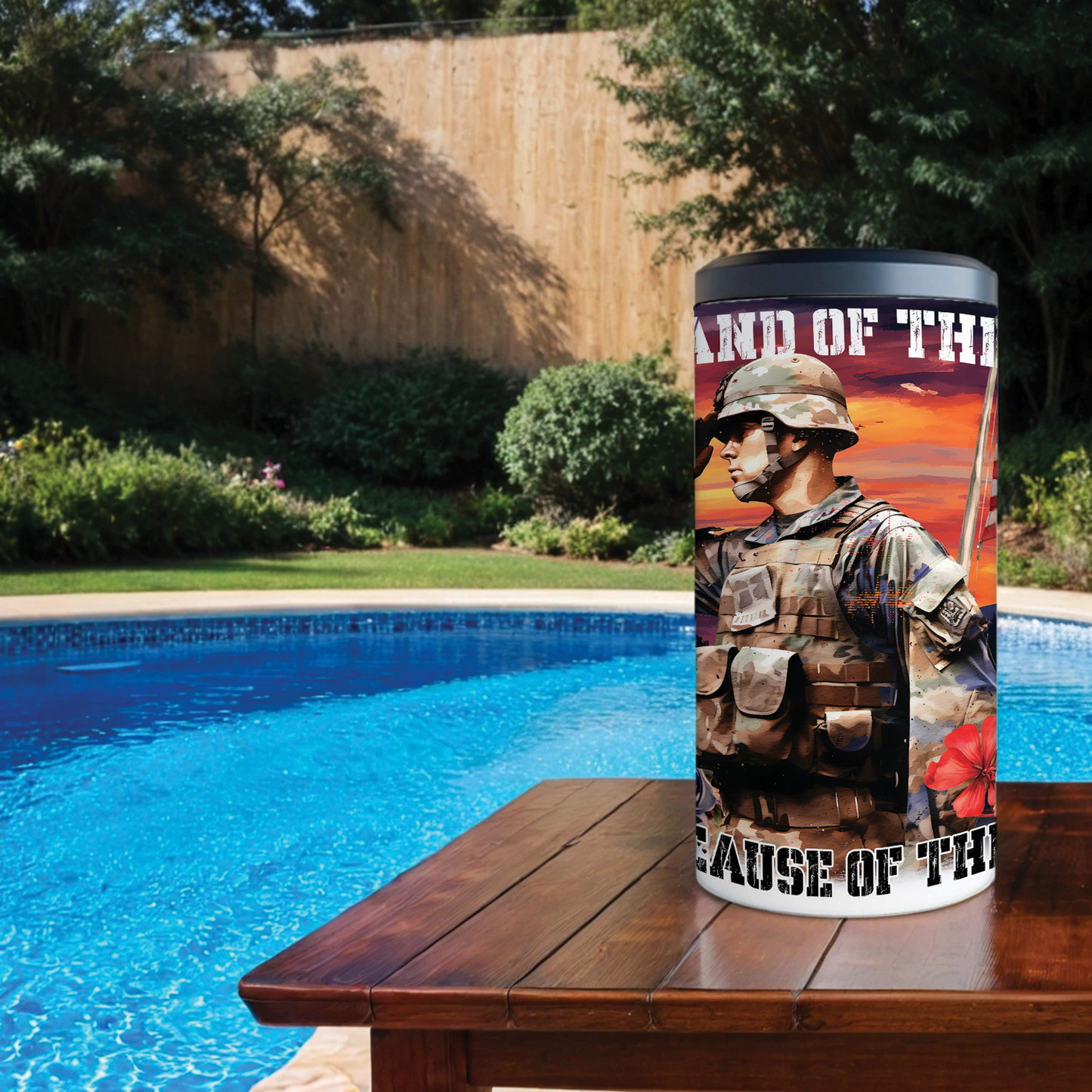 4 in 1 Can Cooler - Land of the Free