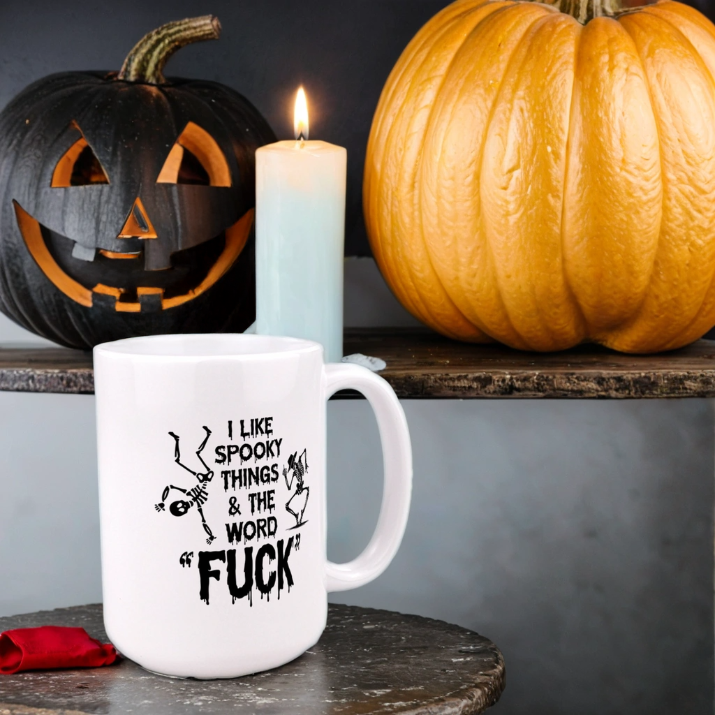 Spooky Things and The F Word Mug