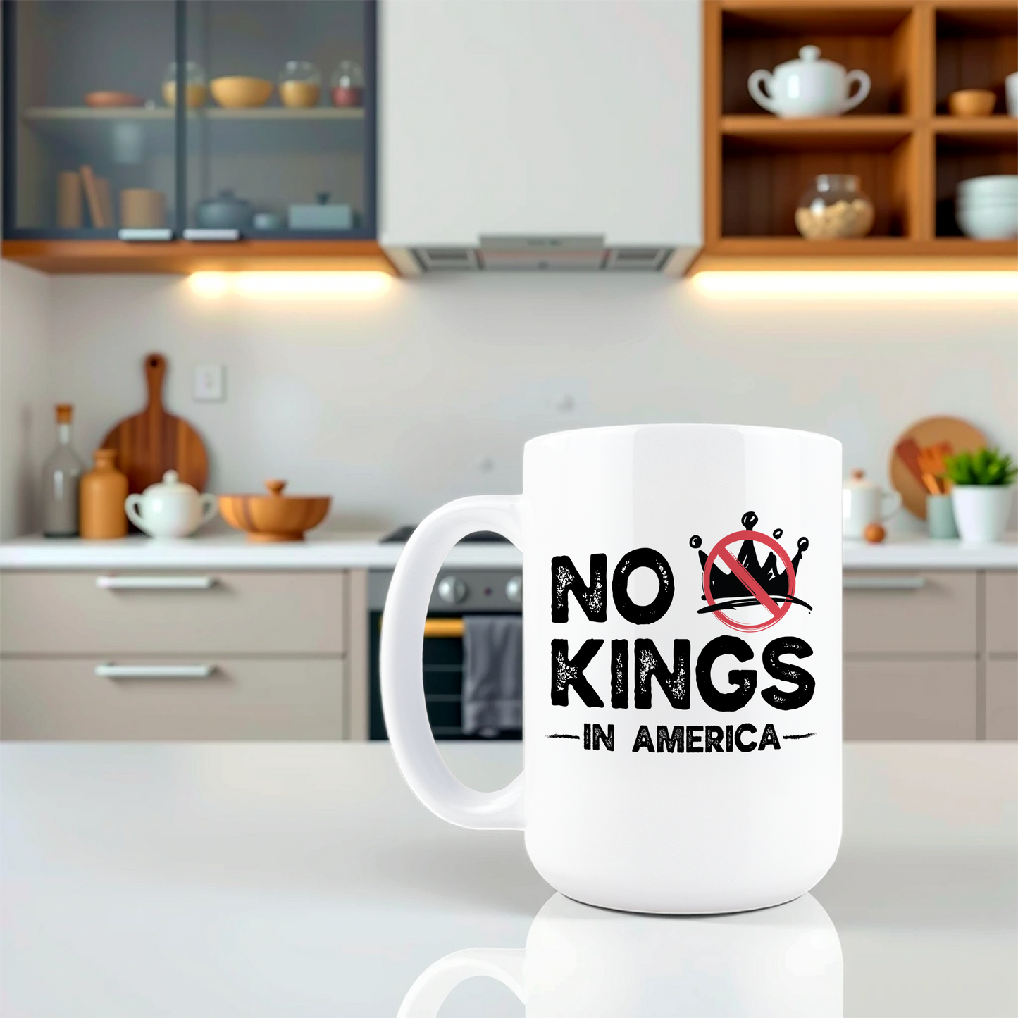 No Kings In America Coffee Mug