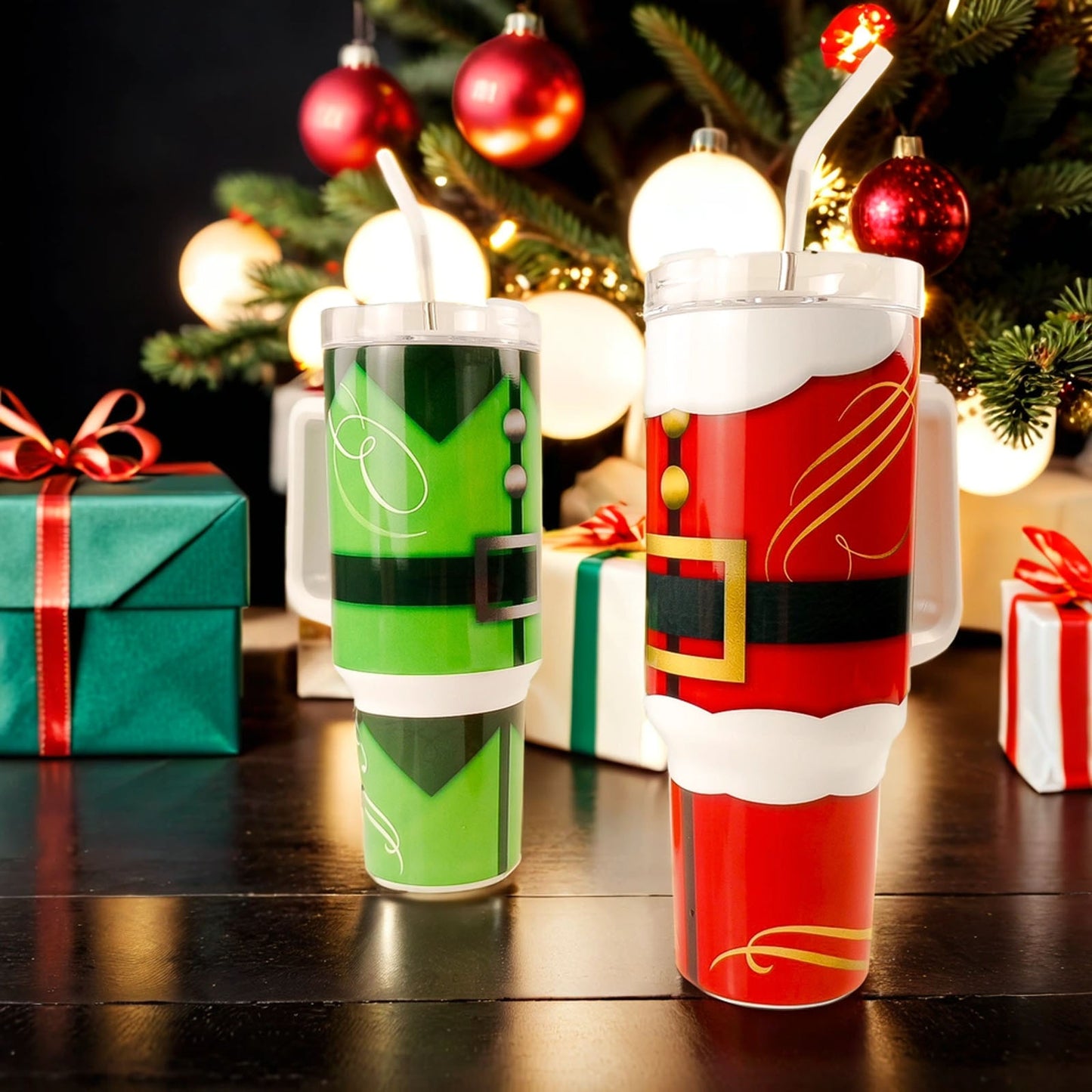 40oz Traveler - Santa Elf 2 Pack