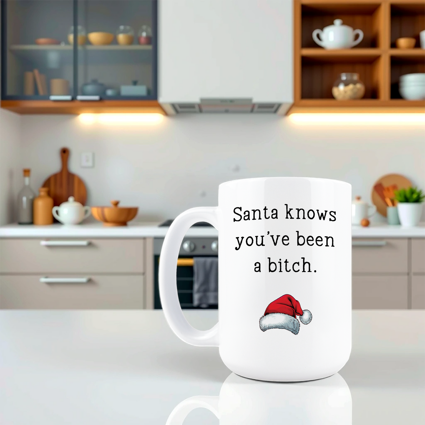 Santa Knows You've Been a Bitch Coffee Mug