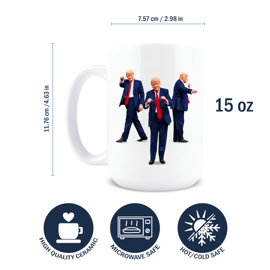 15oz Coffee Mug - Trump Dance