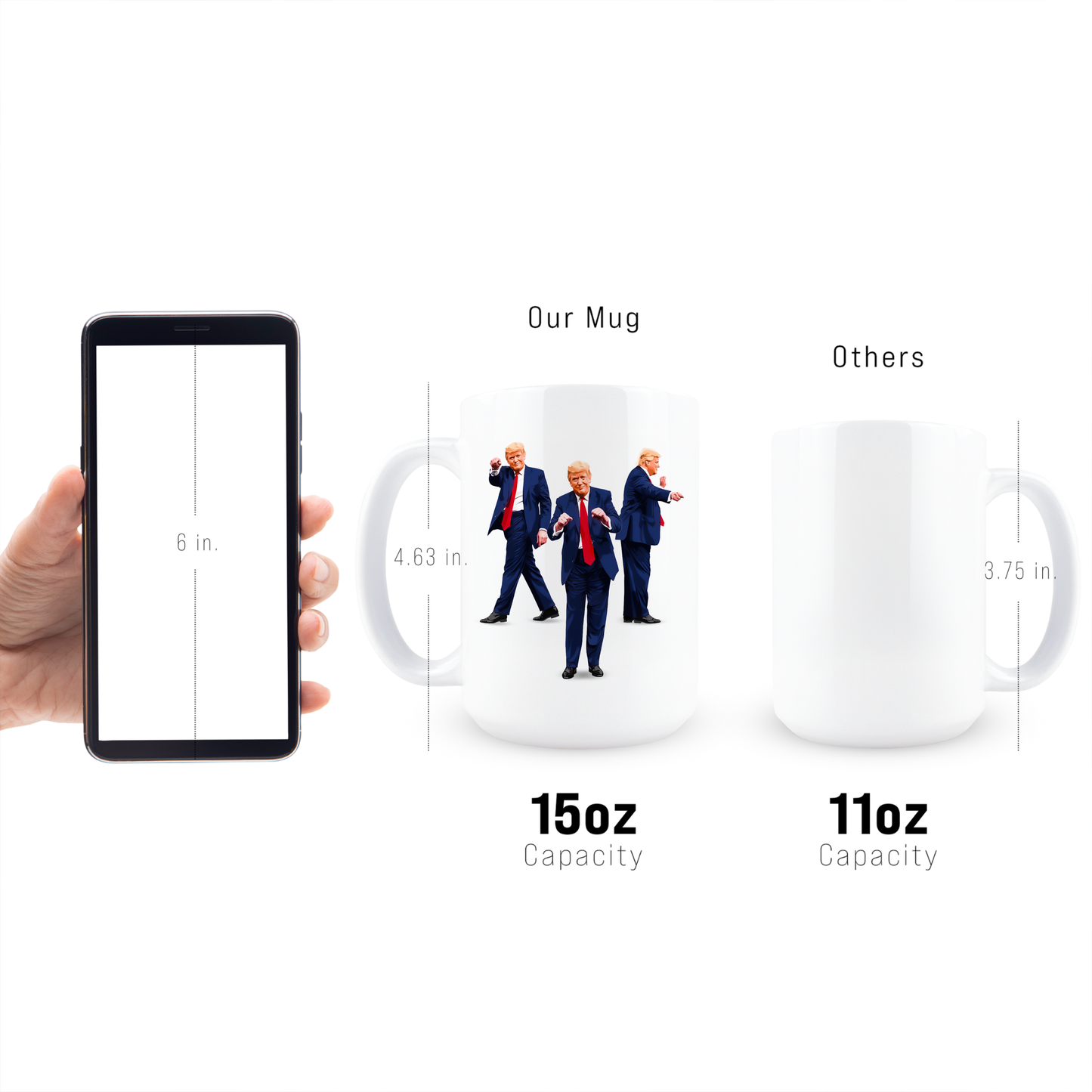 15oz Coffee Mug - Trump Dance
