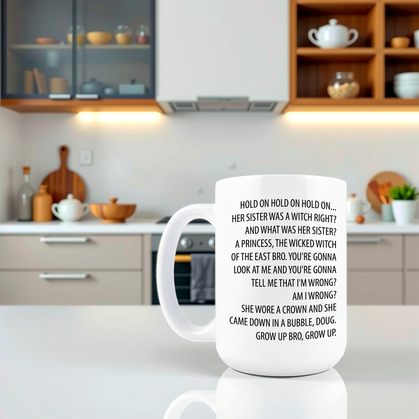 Hold On Hold On Coffee Mug