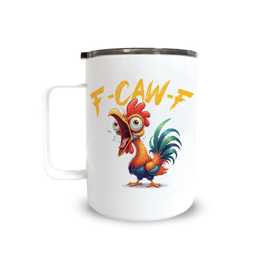 F-Caw-F 10oz Coffee Cup