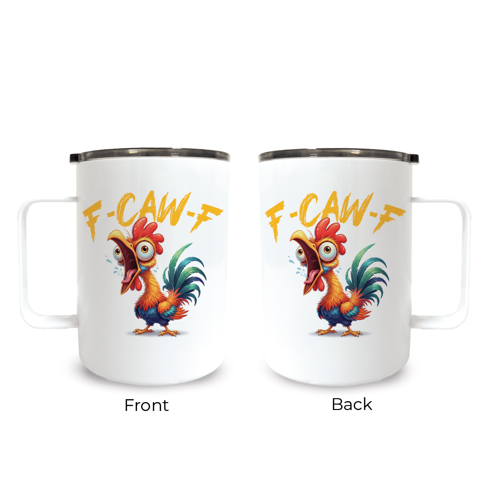 F-Caw-F 10oz Coffee Cup