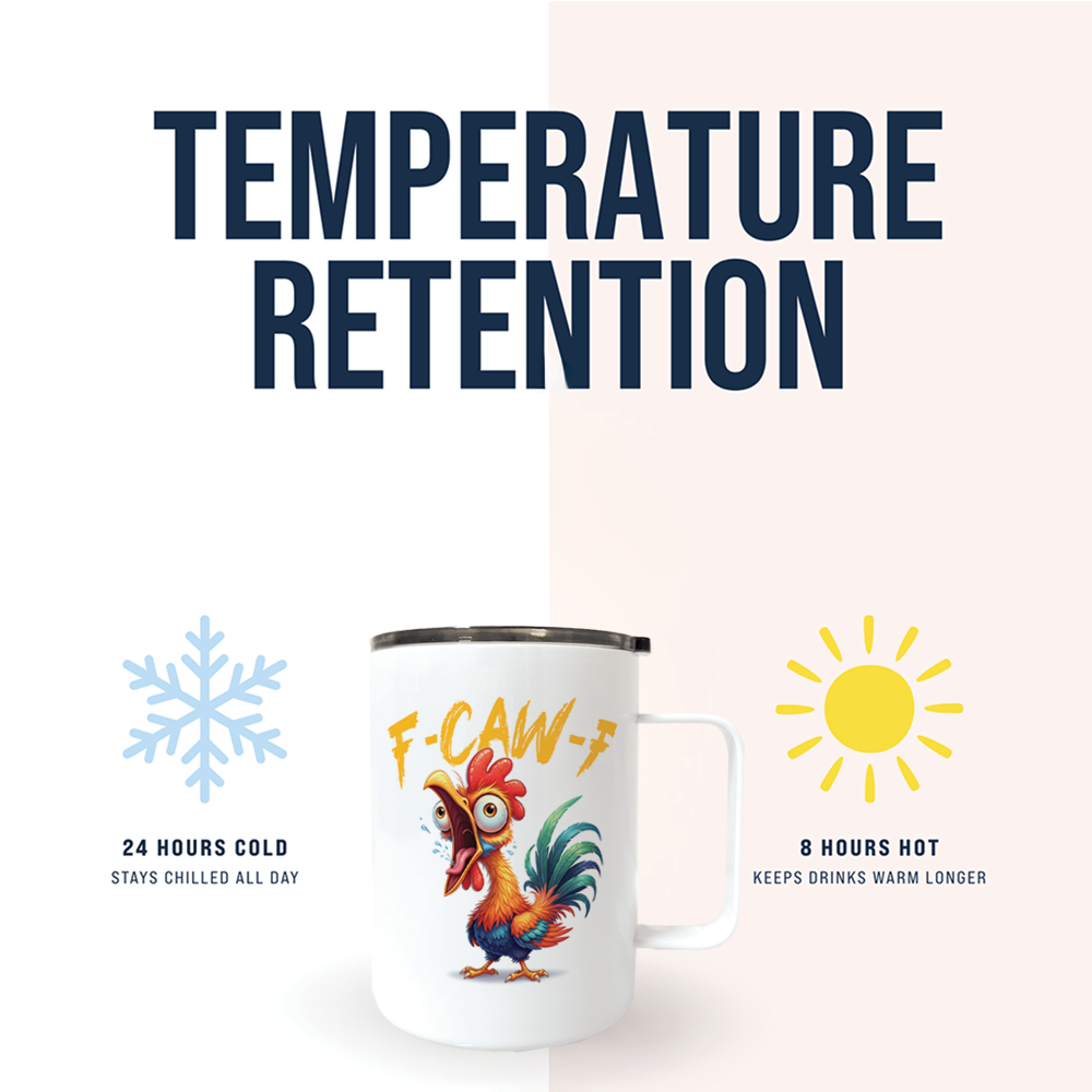 F-Caw-F 10oz Coffee Cup