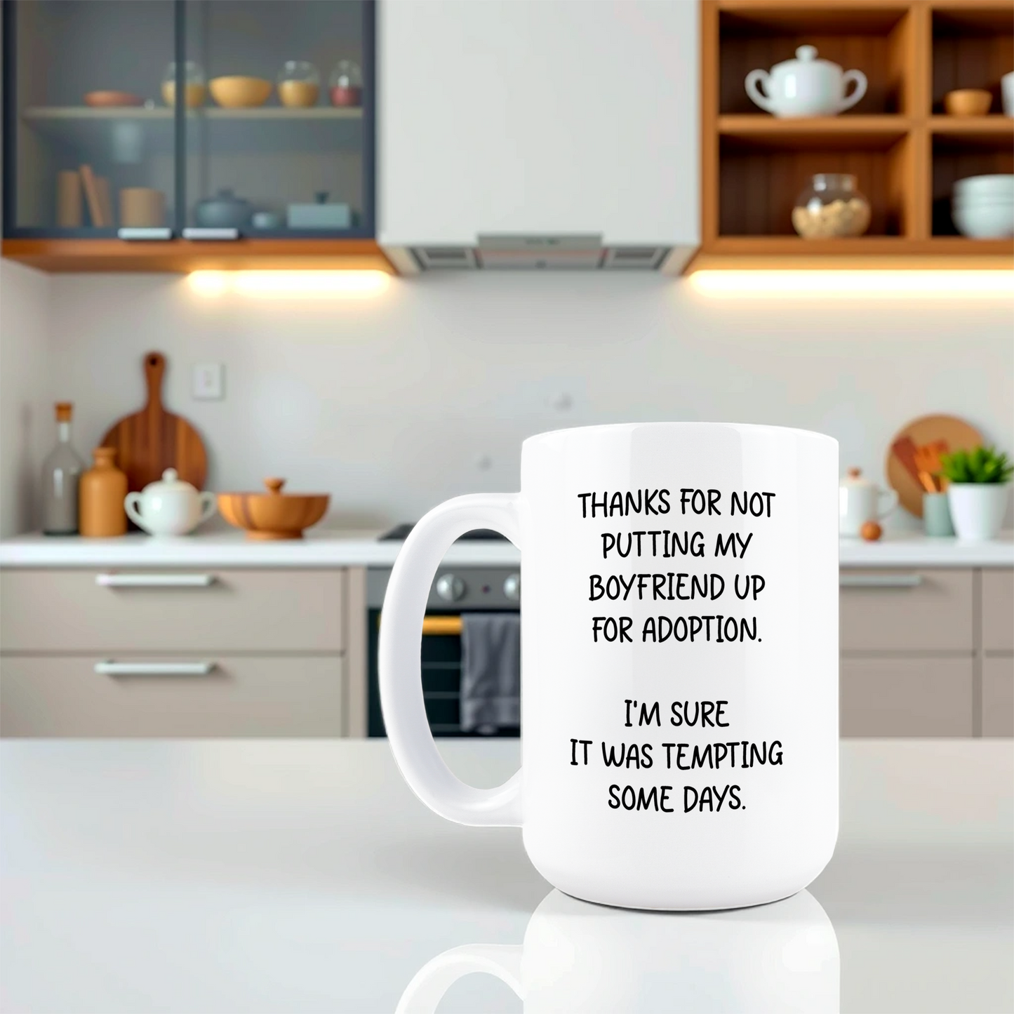 Boyfriend Up For Adoption Coffee Mug