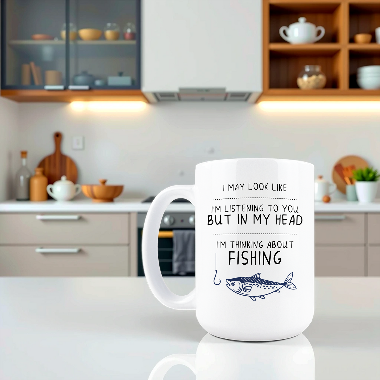 I'm Thinking About Fishing Coffee Mug