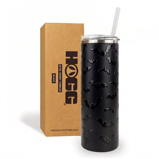 Halloween 20oz Skinny - Black Bats