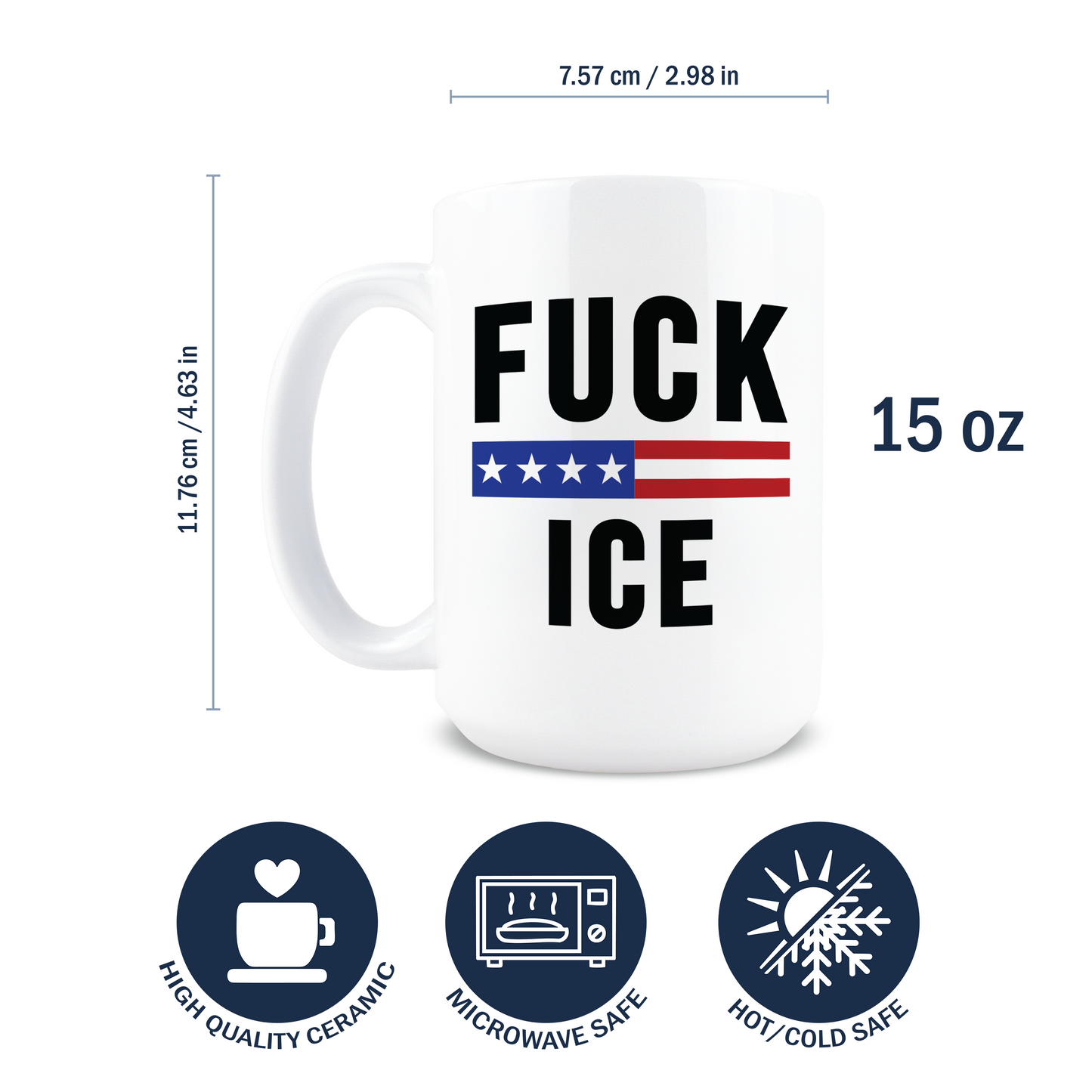 Fuck Ice Coffee Mug