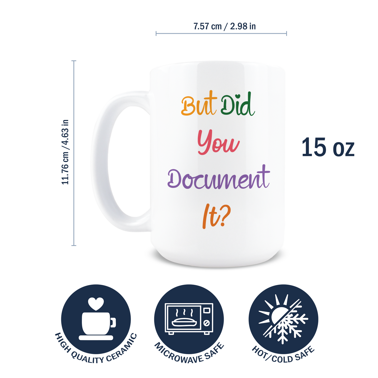 But Did You Document It Coffee Mug
