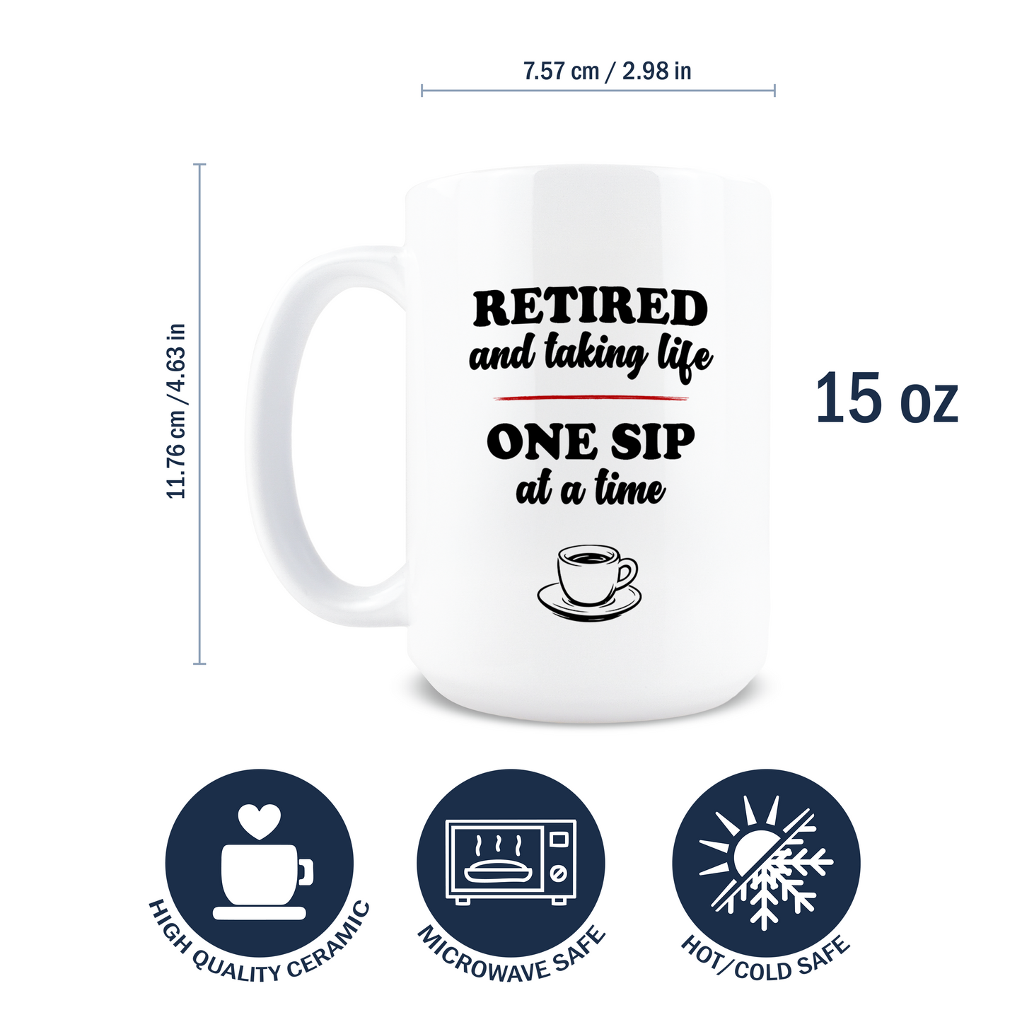One Sip at a Time Coffee Mug