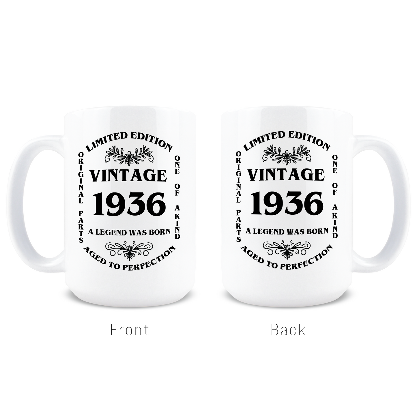 1936 A Legend Was Born Coffee Mug
