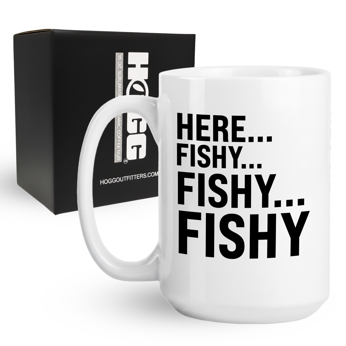 Here Fishy Coffee Mug