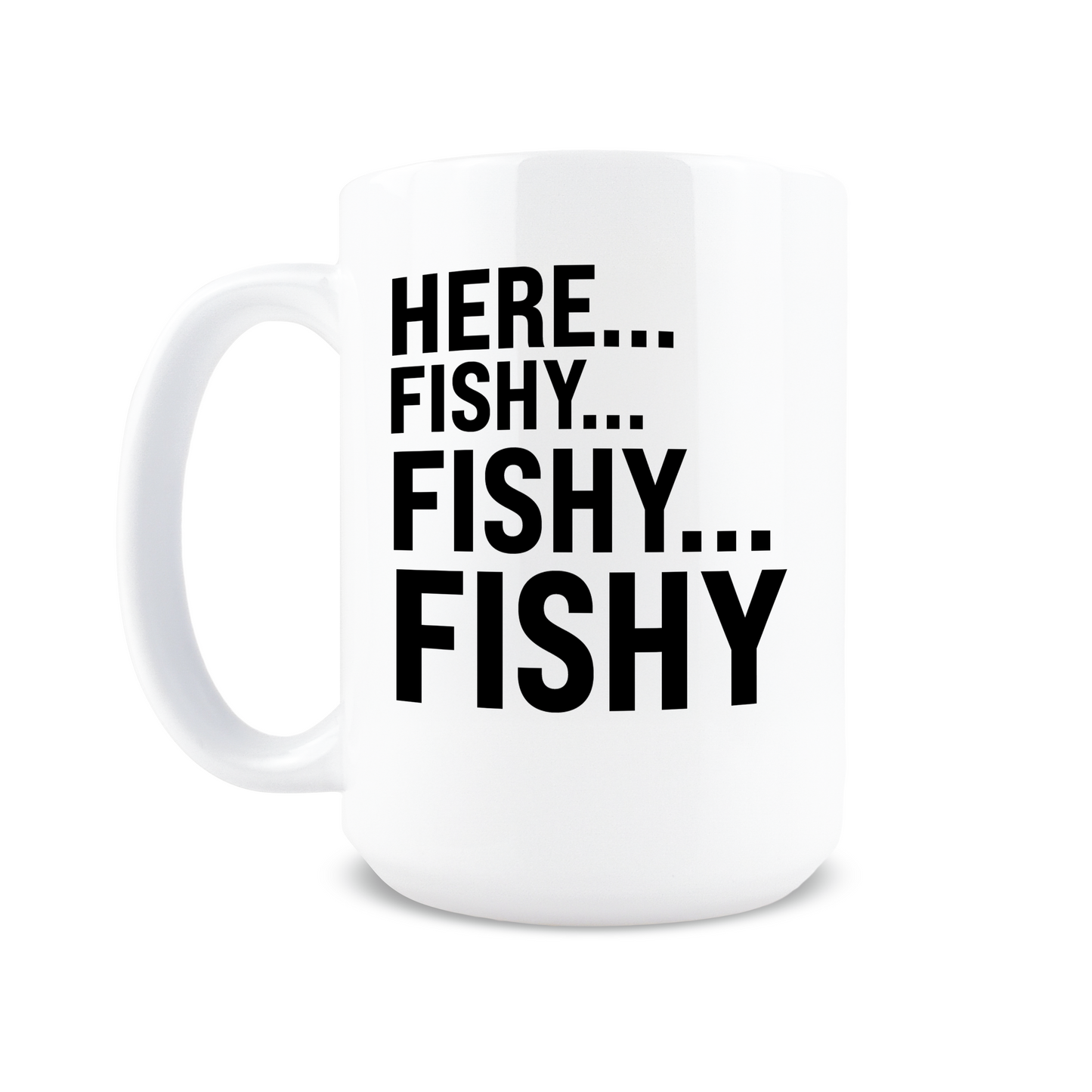 Here Fishy Coffee Mug