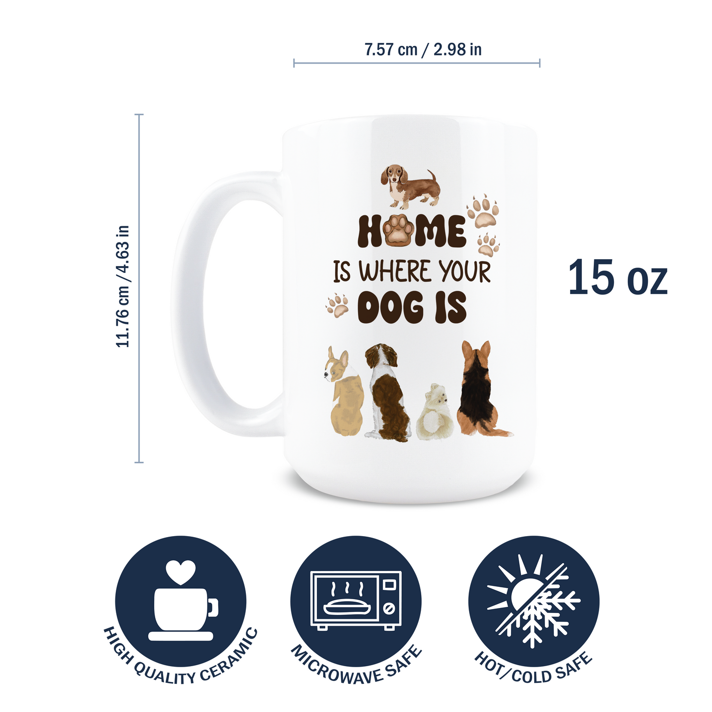 Home Is Where Your Dog Is Coffee Mug