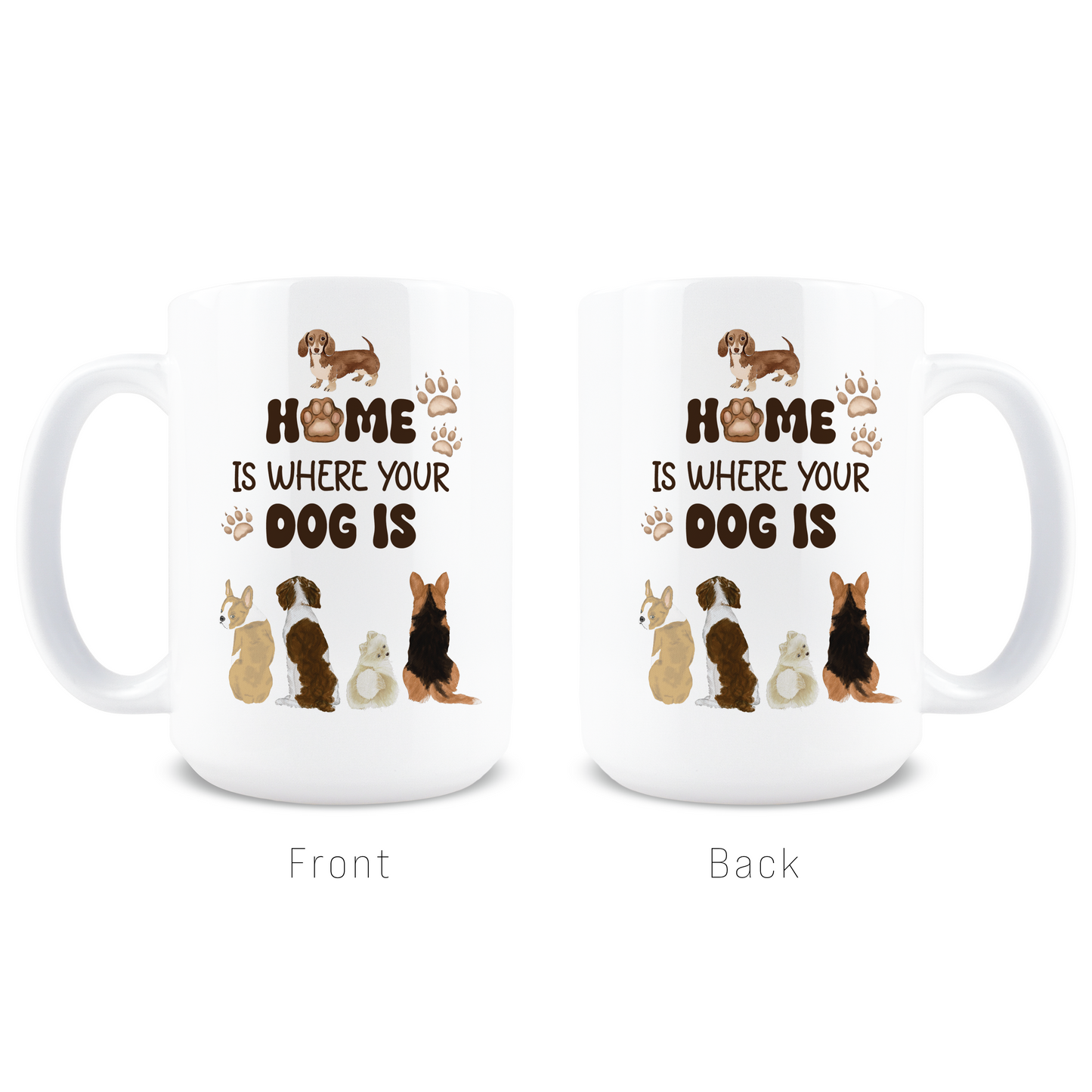 Home Is Where Your Dog Is Coffee Mug