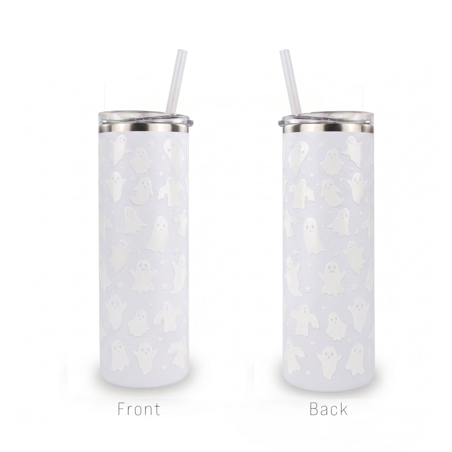 Halloween 20oz Skinny - White Ghosts