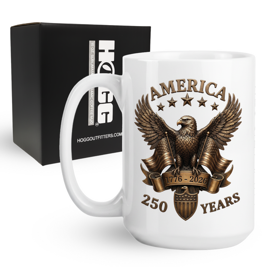 250th Bronze Eagle Coffee Mug