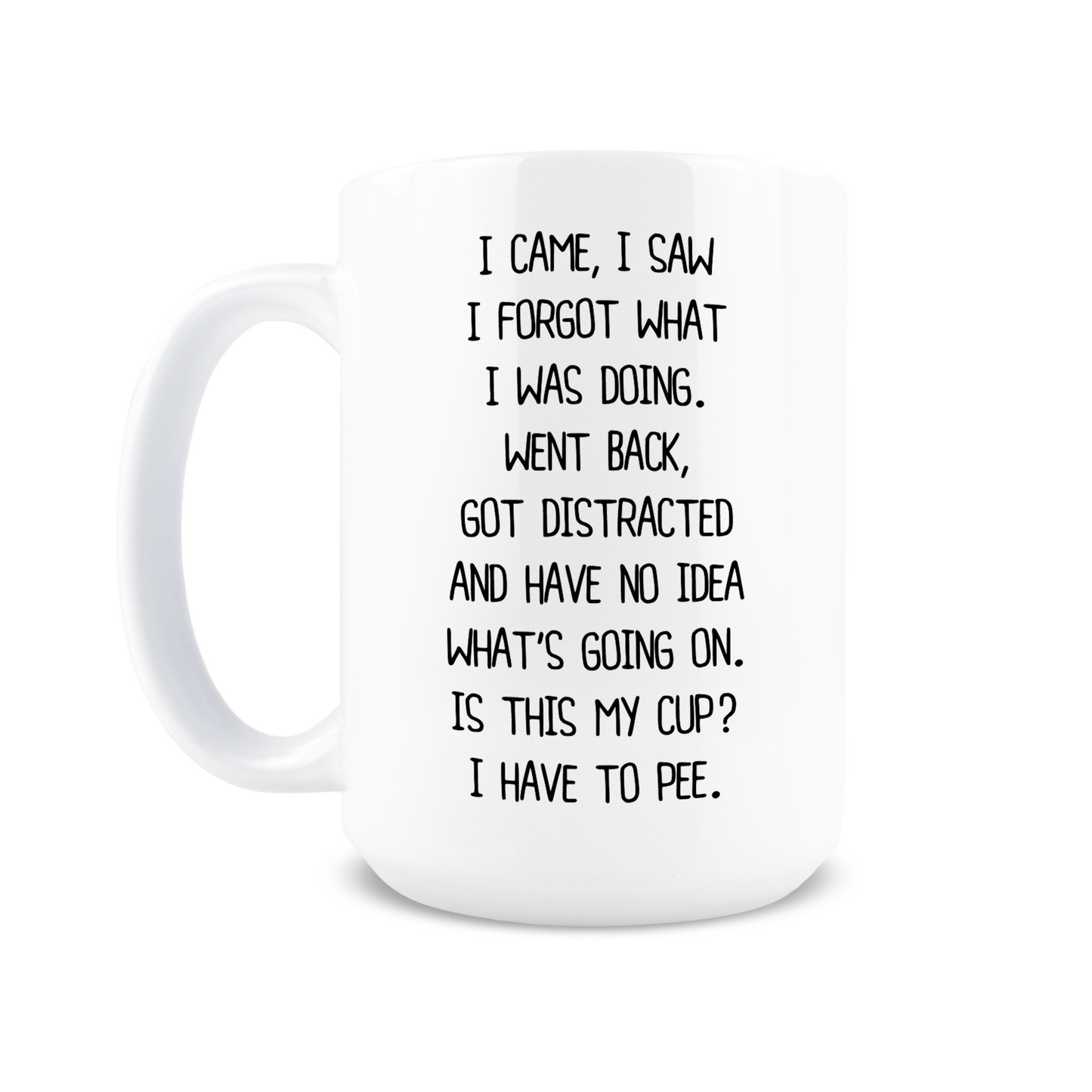 I Came I Saw I Forgot What I Was Doing Coffee Mug