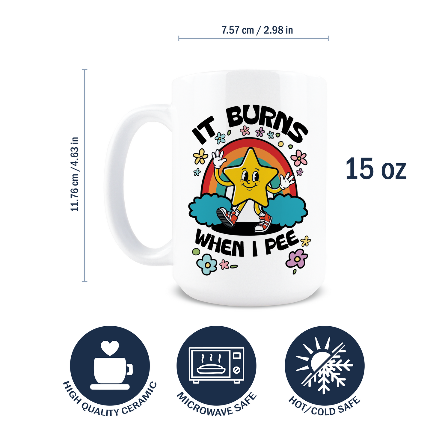It Burns When I Pee Coffee Mug
