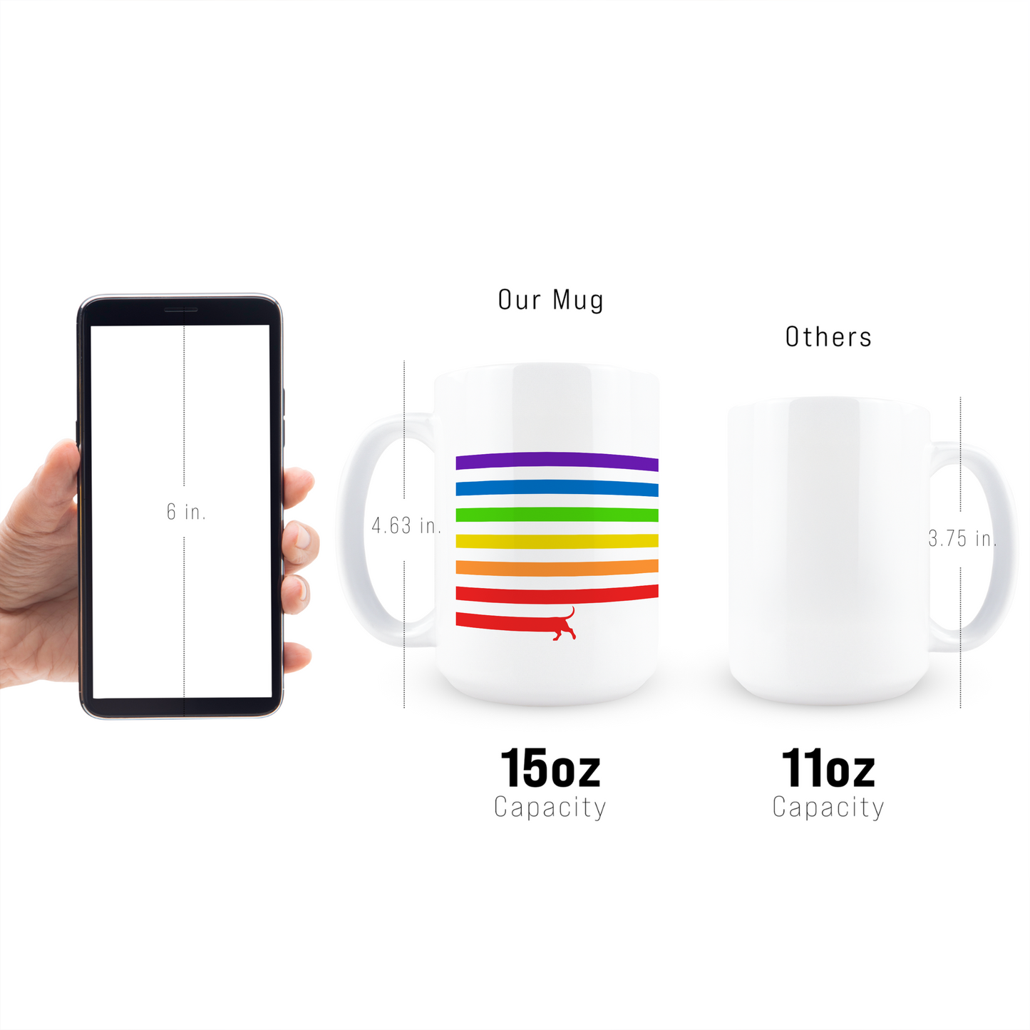 Long Dachshund Coffee Mug