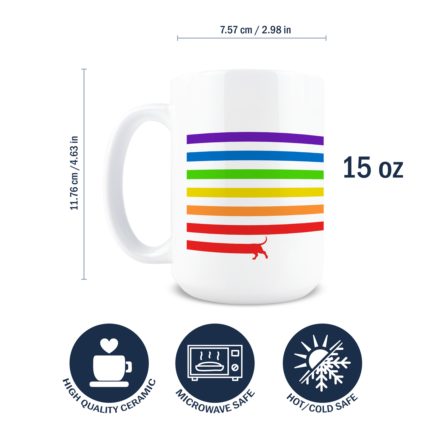 Long Dachshund Coffee Mug