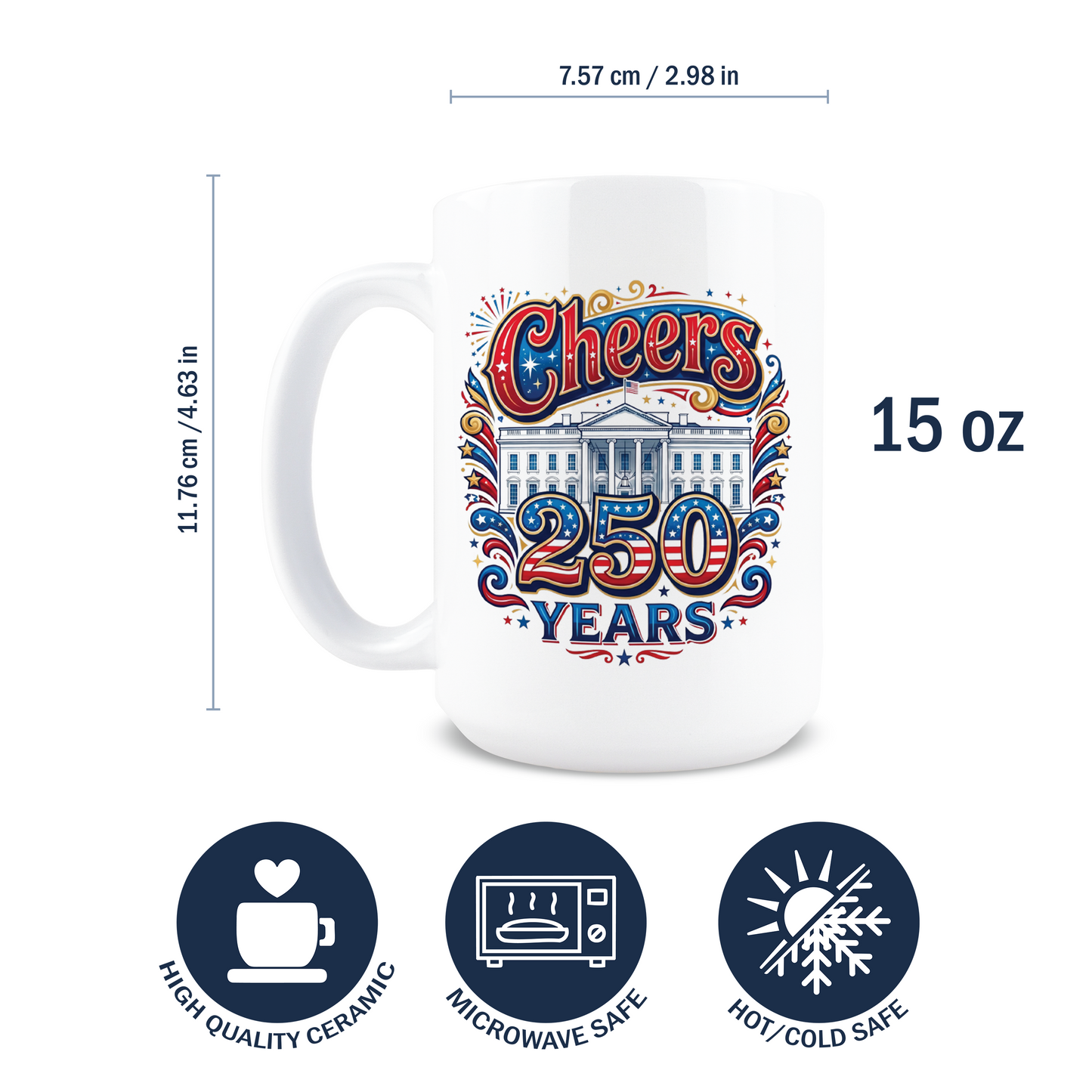 Cheers 250 Years Coffee Mug