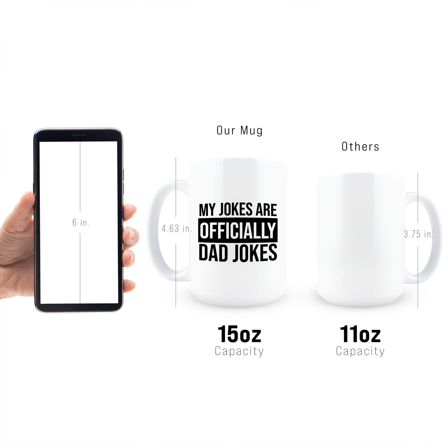 Officially Dad Jokes Coffee Mug