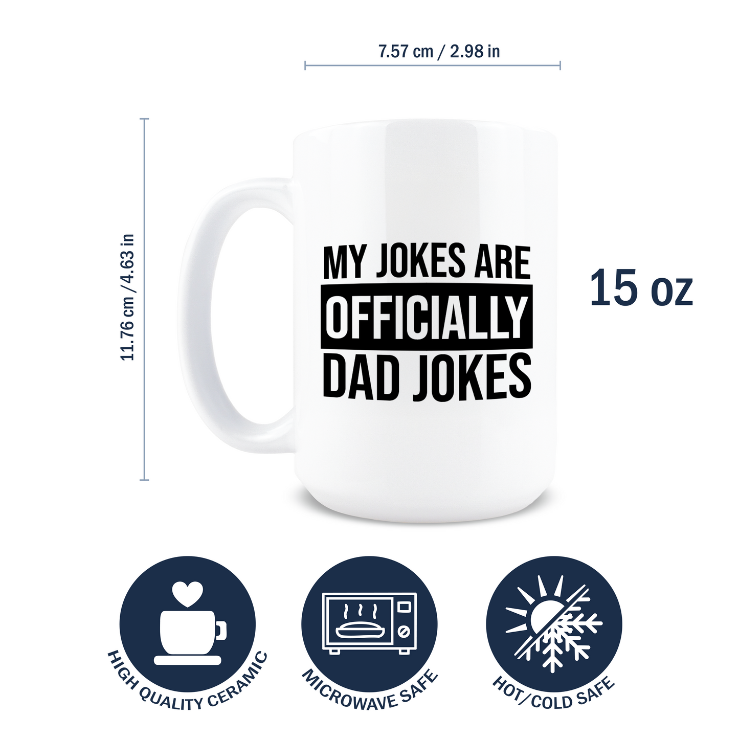 Officially Dad Jokes Coffee Mug